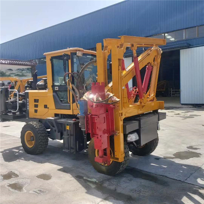 公路護(hù)欄打樁機價格